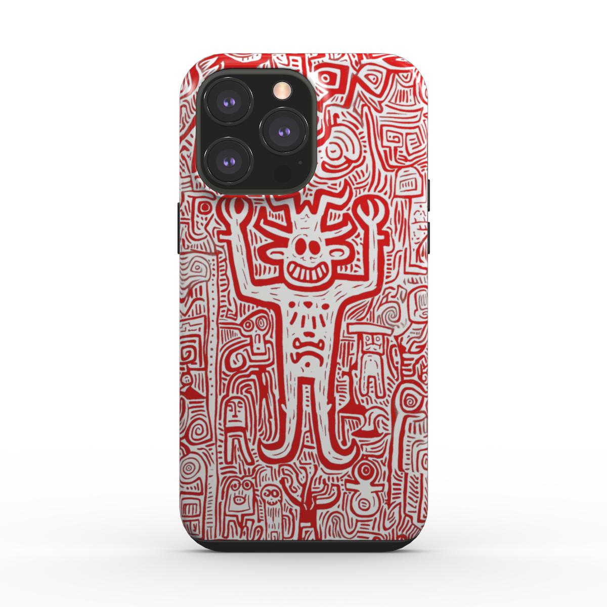 Keith Haring inspired "Red"