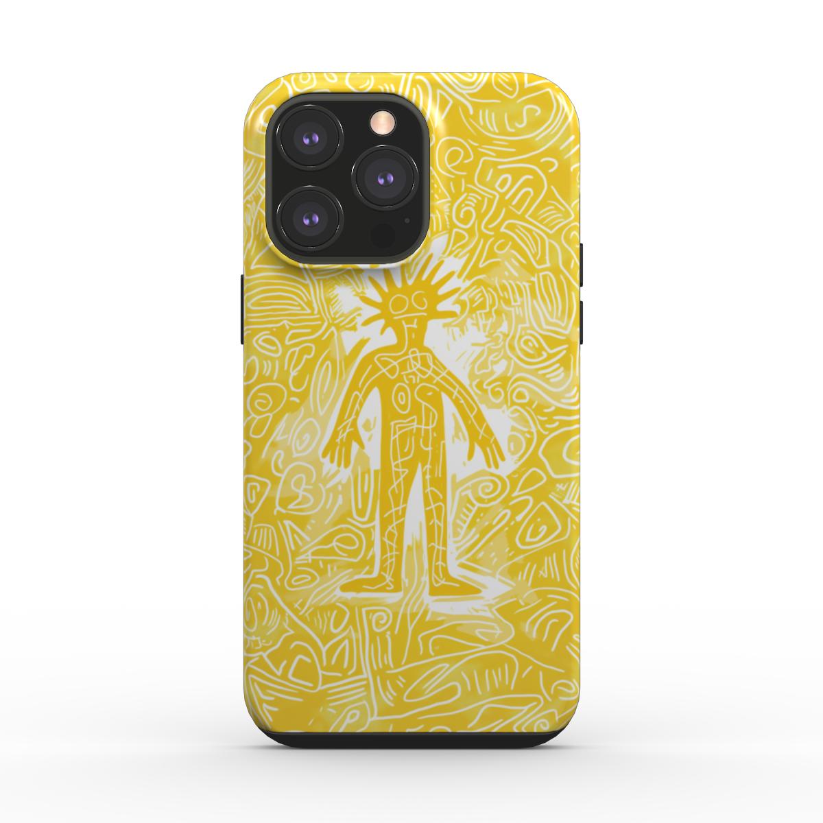 Keith Haring inspired "Yellow"