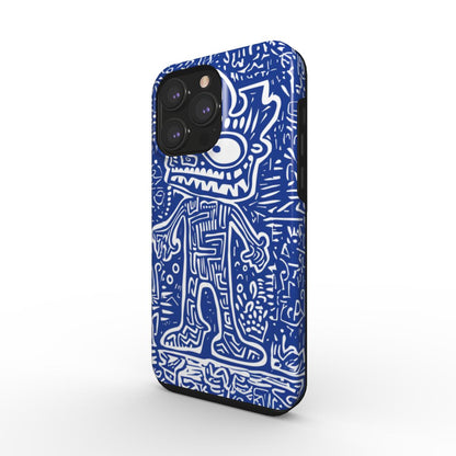 Keith Haring inspired "Blue"