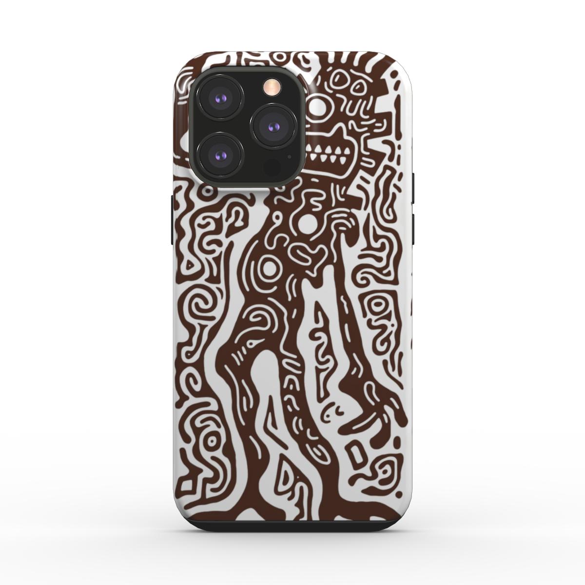 Keith Haring inspired "Brown"