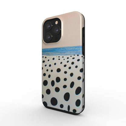 Yayoi Kusama inspired "Beachside Winter"