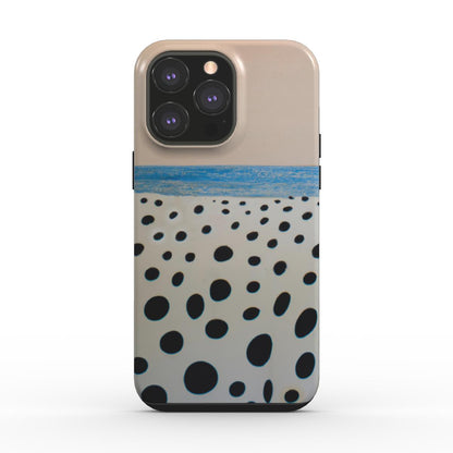 Yayoi Kusama inspired "Beachside Winter"